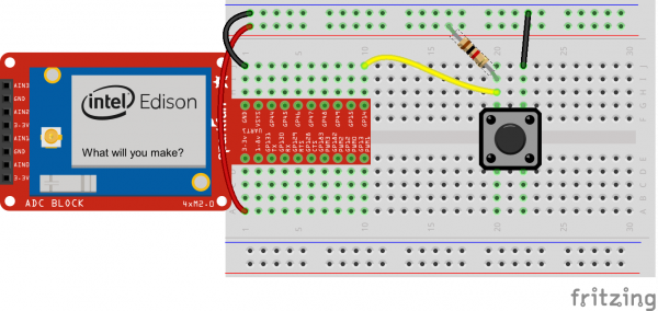 Edison SIK button Fritzing