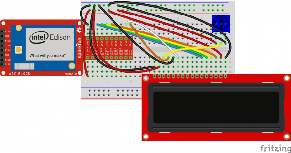 Edison LCD Fritzing