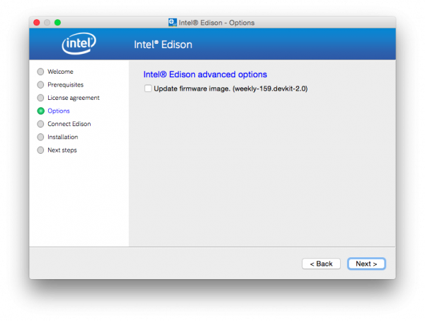 Do not update the Edison firmware now
