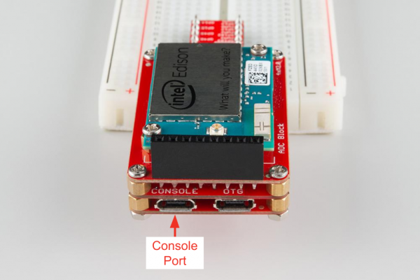 Edison Base Block Console USB port