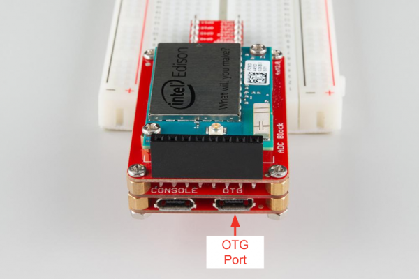 Edison Base Block OTG USB port