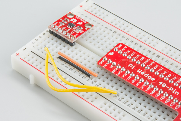 DAC connected to Pi via I2C