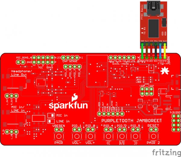 Configuring BC127 with an FTDI