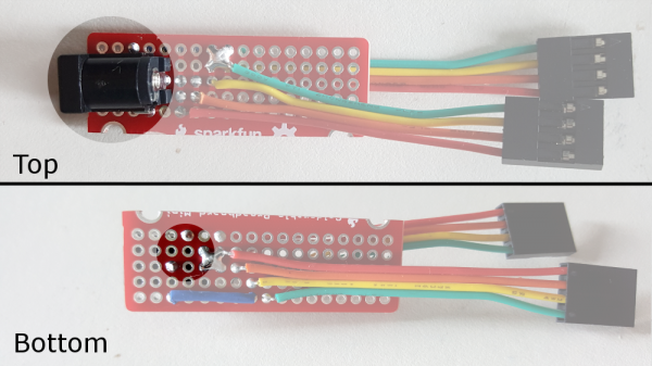 Solder the Female Barrel Jack