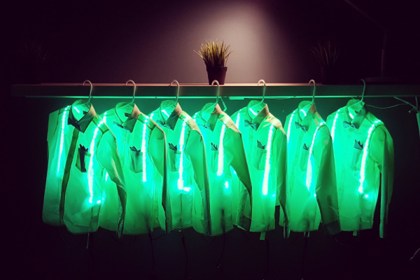 LED Dance Costume Harness Testing