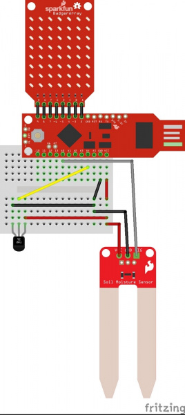 Fritzing Diagram of badgerstick badgerhack add-on kit hookup