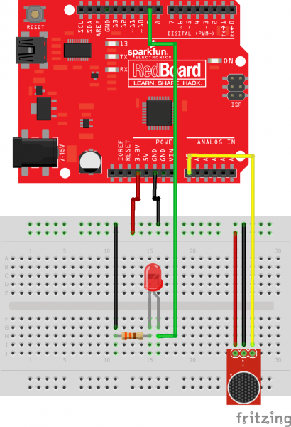 Knocker Fritzing Diagram