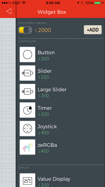 Blynk Widget box