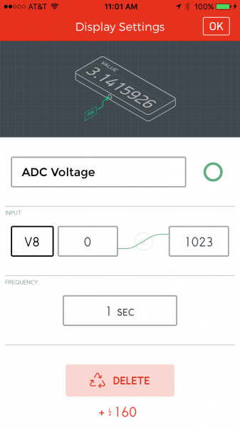 Voltage value setting