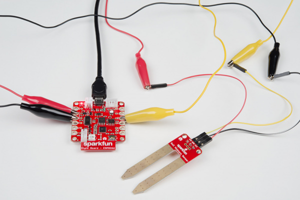 Moisture sensor hookup