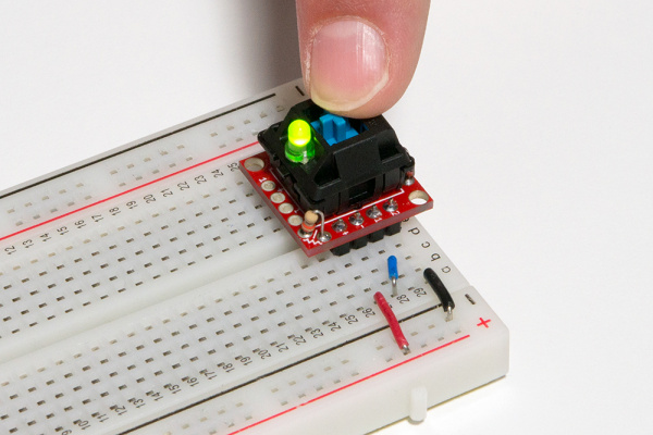 Breadboard test circuit