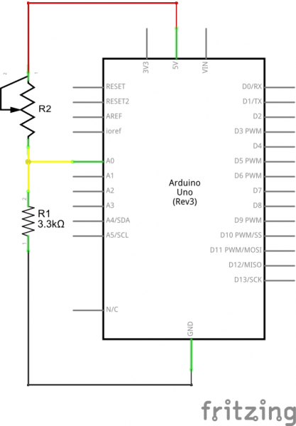 Fritzing schematic