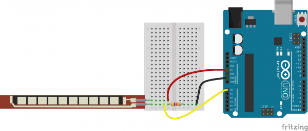 Example circuit fritzing diagram