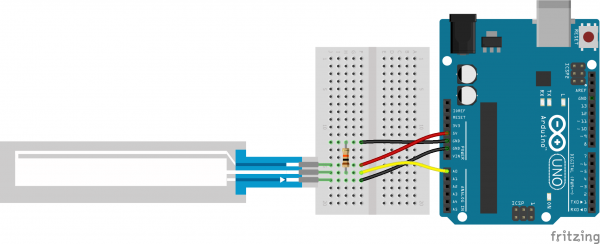 Fritzing example circuit