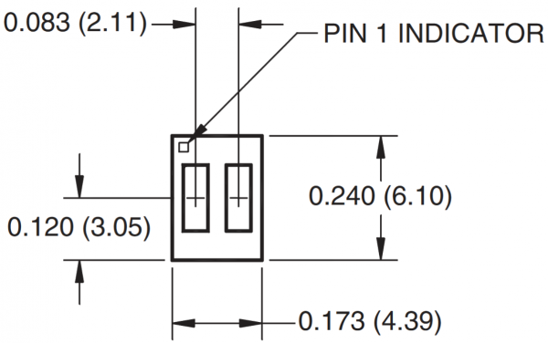 pin 1 location