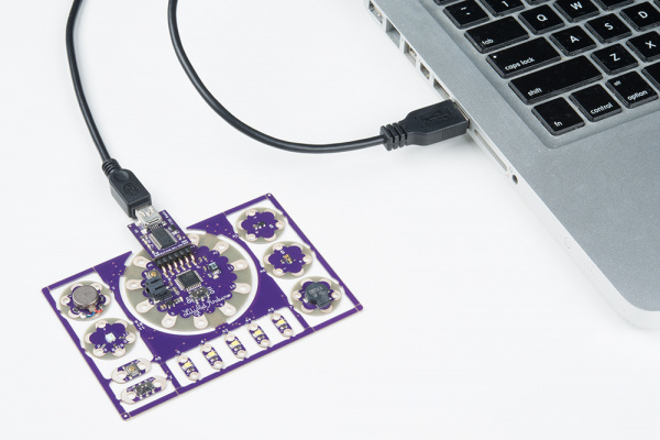 Connect LilyPad Development Board to Computer