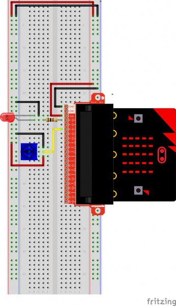 Fritzing Diagram: Exp 2