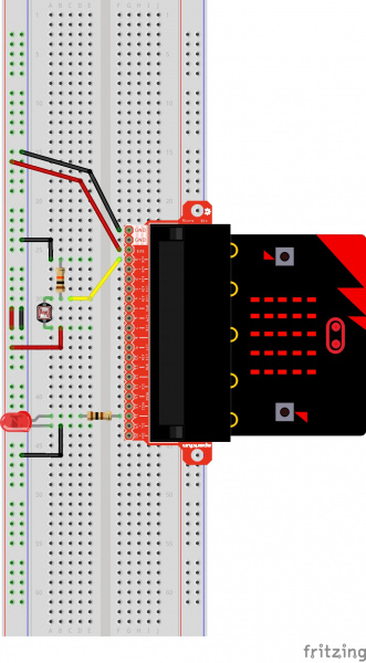 Fritzing Diagram: Exp 3