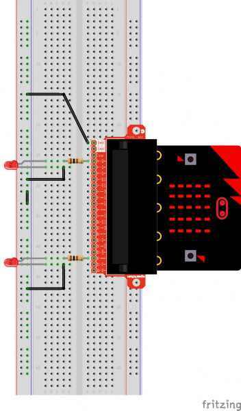 Fritzing Diagram: Exp 11