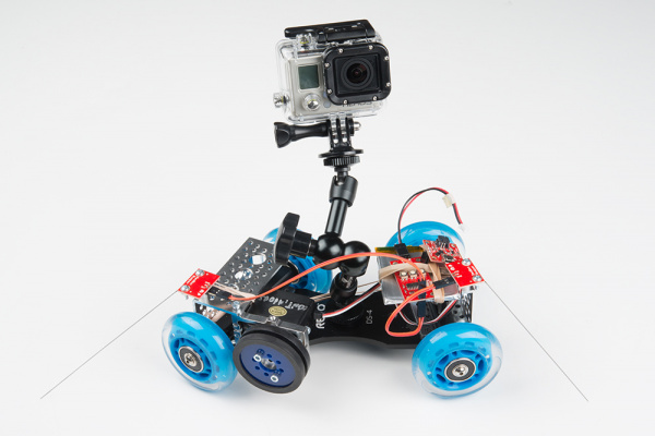 Continuous Rotation Servo Trigger in Automated Camera Dolly 