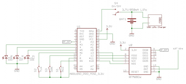 Schematic for kill switch
