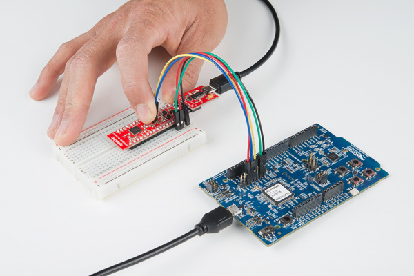 Using the nRF52832 Development Kit to program the Breakout board