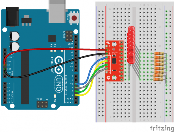 Digital output circuit example