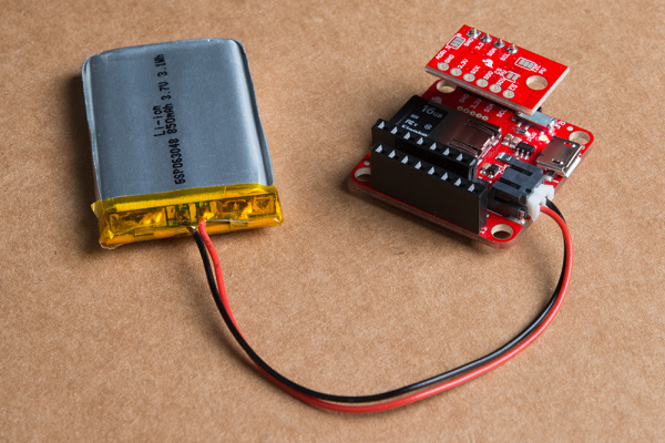 BME280 connected via I2C port