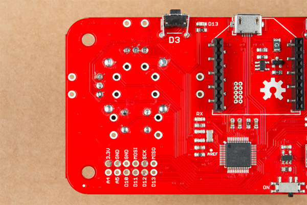 trimmed solder joints