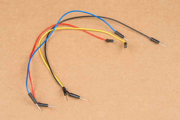 Four jumper wires