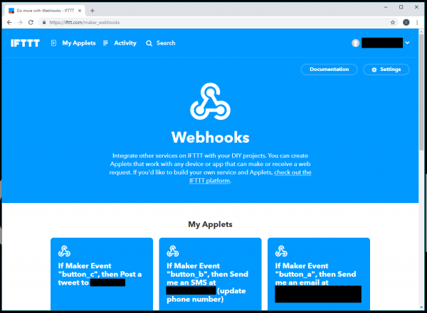 Webhooks service