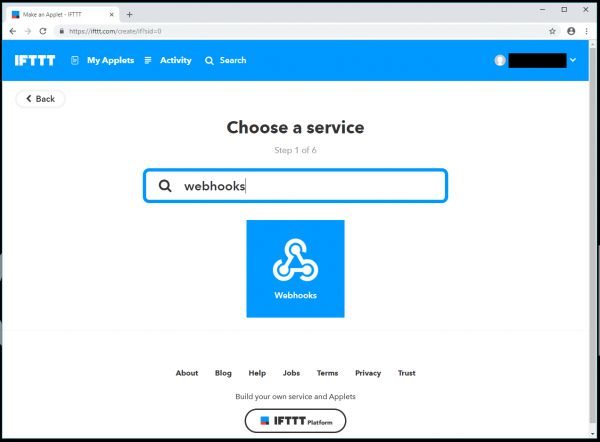 Webhooks service