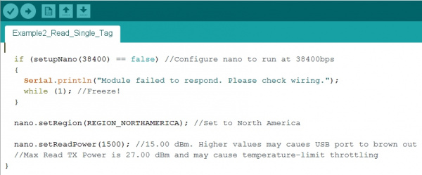 Arduino software sketch