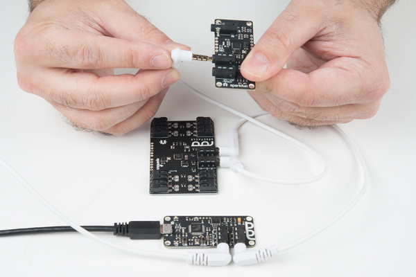 Connecting to the input of the Audio board