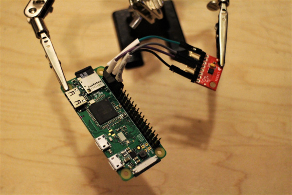 Connect the LIS3311 to a Pi GPIO Pins