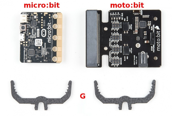 Attaching moto:bit