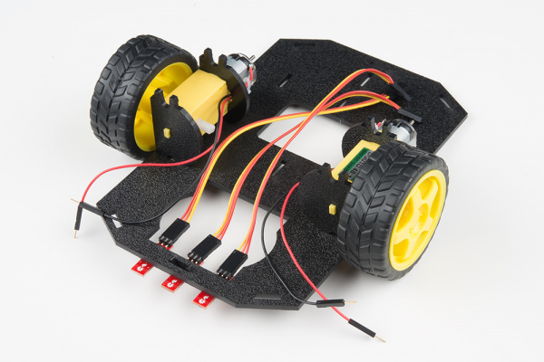 Attach Line Follower Assembly to Chassis