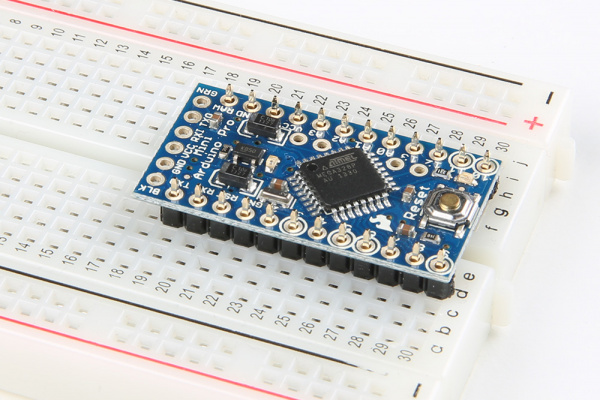 Pro Mini No Solder On Breadboard