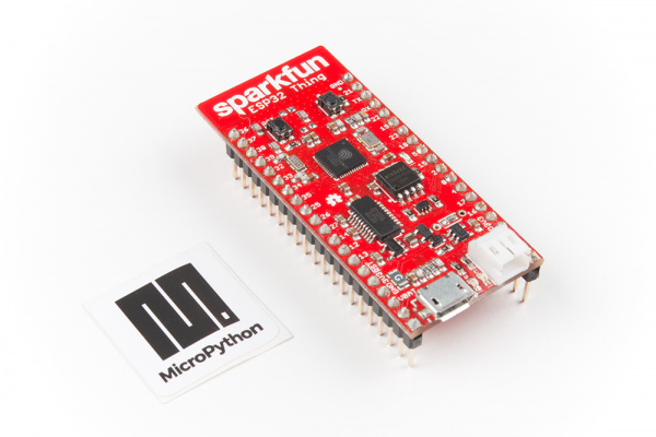 Running MicroPython on the ESP32 Thing