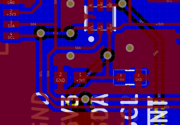 Routed PCB