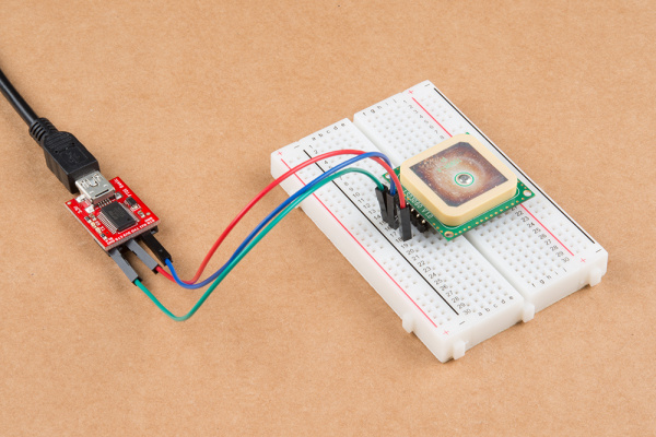 LS20031 Connected to FTDI USB-to-Serial Converter