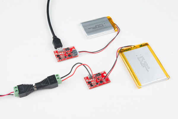 Connecting to the Charge and Battery Ports