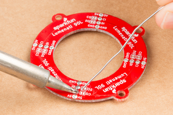 SparkFun LuMini LED Ring - 1 Inch (20 x APA102-2020) - COM-14967