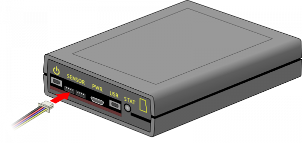 Qwiic Cable to the Sensor System