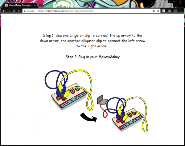 Makey Makey Remapping Keys: Adding Alligator Clips to Cursors 