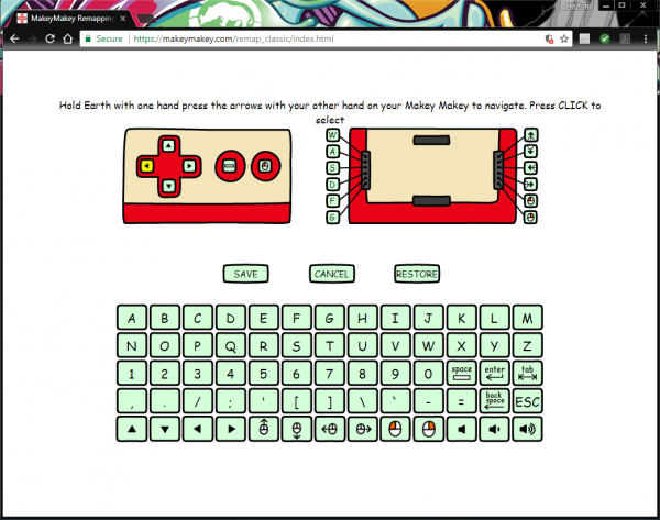 Makey Makey Remapping Keys: Remap  Key 