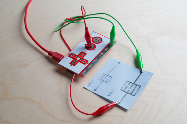 hand-drawn Buttons with the Makey Makey