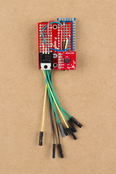 Front View Soldered Circuit