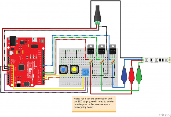 Buttons and Potentiometers Added for Additional Functionality