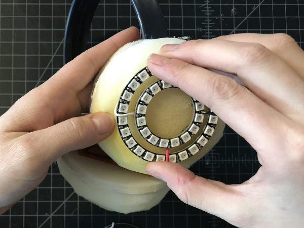 Hot Glue NeoPixel Ring